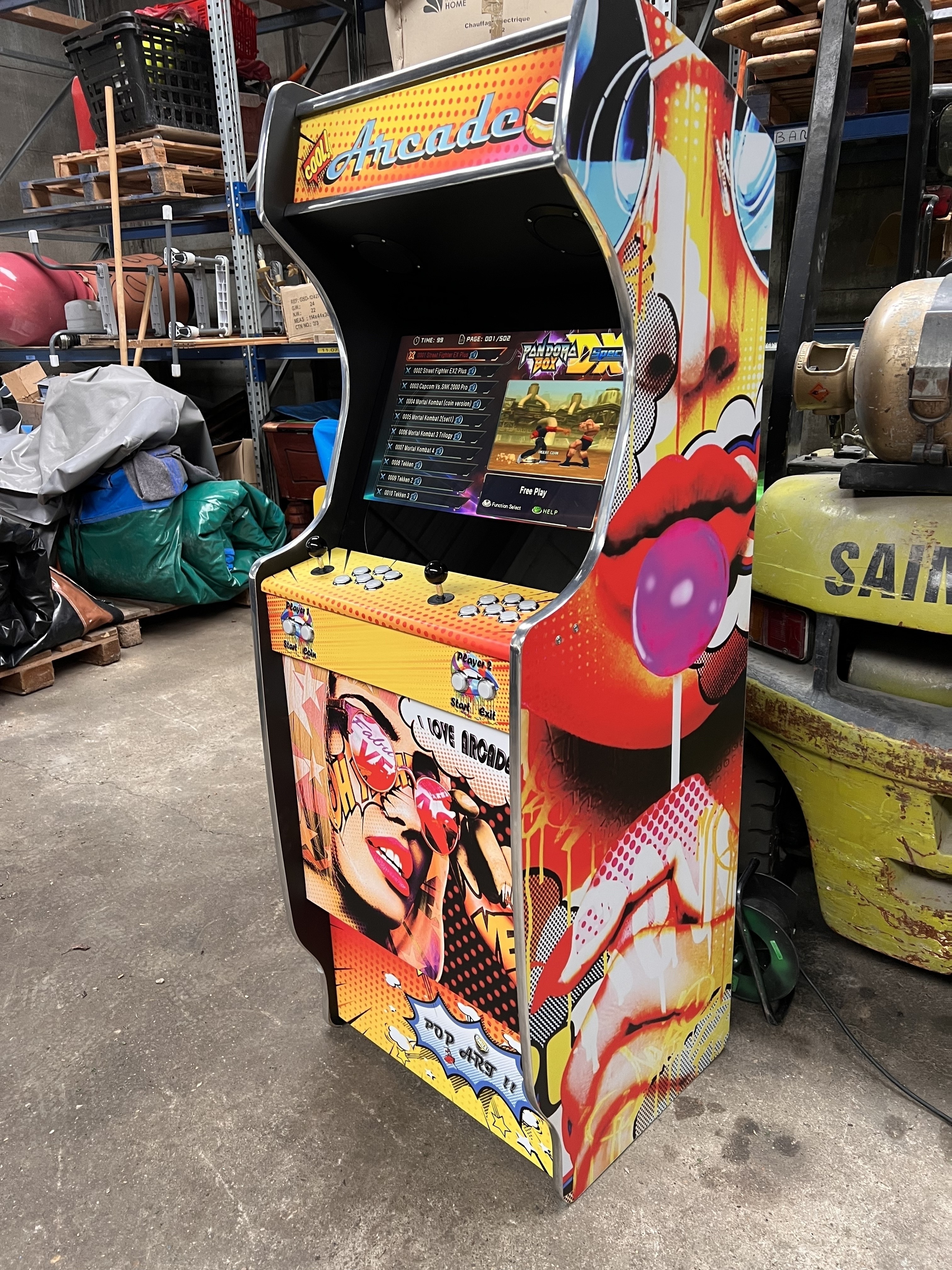 Borne arcade 2 joueurs 3000 jeux