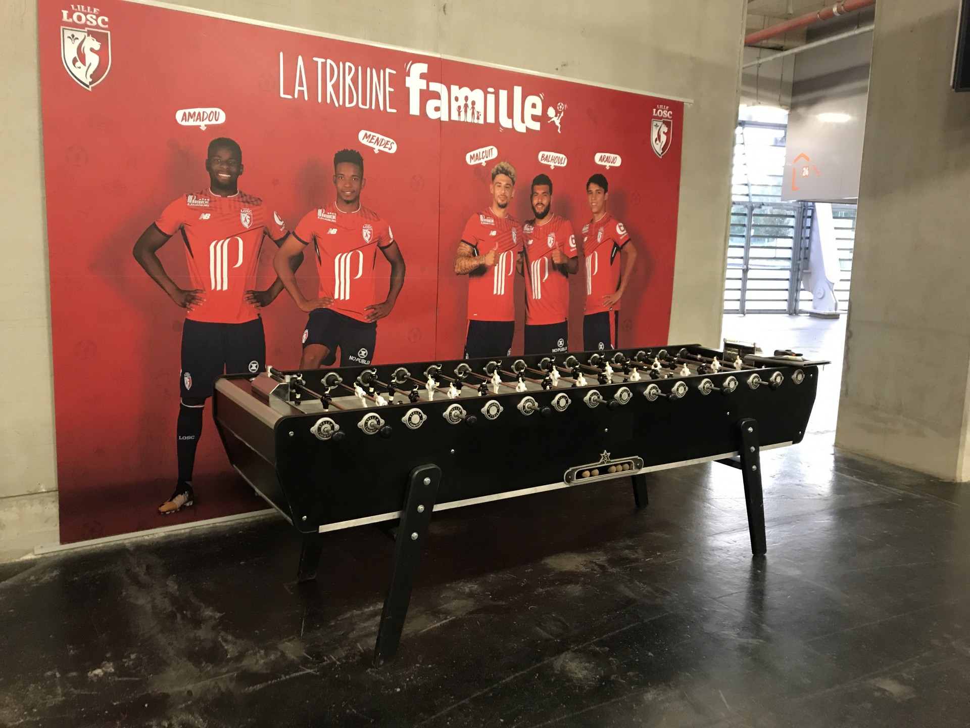 baby foot stella géant noir 8 joueurs